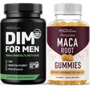 SMNutrition Maca Root Gummies & 300mg DIM Supplement for Men for Testosterone and Performance Support | 남성 (60 인분) DIM Complex (60 인분)과 Maca Gummies Complex (30 인분)을 Invigorating