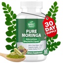 Moringa 캡슐, 800mg 유기 Moringa Oleifera 잎 분말 Superfood 녹색 순수한 Moringa 알약은 Vegan, 비 GMO 에너지 증가이고 건강한 보충교재를 지키십시오