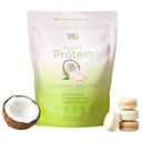 TRU는 식물 기반 단백질 분말, BCAA, EAA, 20g Vegan 브라운 쌀 & 완두 단백질, 100 칼로리, 27 비타민, 인공 향료 없음 25 서빙 (코코코넛 마라 론)