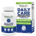 Probulin Daily Care Probiotic Supplement, Digestive, Gut 및 남성 및 여성을위한 면역 건강 지원 캡슐, 10 억 CFU, Vegan, 30 카운트 병