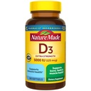 성격은 비타민 D3 5000 IU (125 mcg) Softgels, 뼈와 면역 건강을 위한 여분 힘 비타민 D 보충교재, 360 조사, 360 일 공급을 만들었습니다