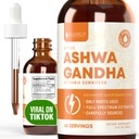 Rejuvica 건강 활성 Ashwagandha - 고급 액체 보충 - Withania Somnifera 추출물 - Ashwagandha 뿌리 만 - Naturally Occurring Withanolides