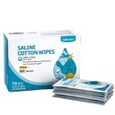 우승자 Sterile Saline Wipes, 6" x 8" 큰 개인적인 배려 닦음, 헝겊 조각을 위한 Gentle Saline 패드, 과민한 눈 및 얼굴을 위한 다 목적, 개별적으로 감싸이는, 70 조사