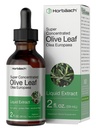 Horbäach Olive Leaf Extract Liquid | 2 fl oz | 슈퍼 강도 | 알코올 무료, 채식주의, 비 GMO, 글루텐 무료