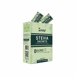 Zindagi Stevia Sachets | Natural Sugar Free | Diabetic Friendly Sweetener | 100 Sachets