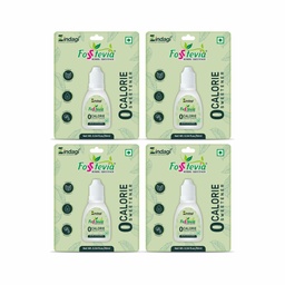 Zindagi Stevia Liquid Drops | Natural & Zero Calorie Sugar Subsitute | Pack Of 4