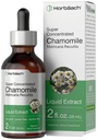 Horbäach Chamomile Extract Liquid | 2 fl oz Tincture | 알코올 무료 | 슈퍼 농축 허브 보충 | 채식 드롭 | Non-GMO, 글루텐 프리