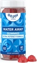 GOJOY Water Away Gummies – 물 보유 및 해수 균형을위한 자연 치료 지원 – Dandelion과 초본 공식 – 60 Vegan Gummies