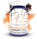 Nootropics Depot Cordyceps 버섯 캡슐 | 10 : 1 전체 과일 바디 추출 | 250mg | 60 개 | Cordyceps militaris