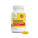 Terry Naturally Curamin Extra Strength - Curcumin & Boswellia Supplement for Healthy Circulation Support - 관절, 근육 건강 및 호르몬 생산을 지원하는 심황 보충 - 60 정제