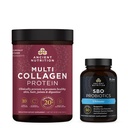 고대 영양 SBO 궁극적인 Probiotics 캡슐, 60의 조사 + 다 교원질 단백질 분말, Unflavored, 45의 서빙