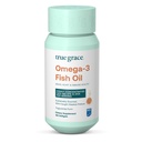 참 그레이스 오메가-3 물고기 기름 - 180 Softgels - 1400 mg EPA + DHA - 두뇌, 심장, 관절 및 면역 건강 - 유기, 글루텐 무료, 콩 무료