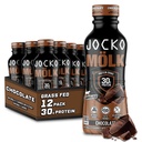 Jocko Mölk 30g 잔디 Fed Protein Shakes - 추가 설탕 단백질 음료 KETO 친절 - 음료 준비 12 FL Oz (12 팩) 초콜릿