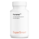 Supersmart - Keranat (바이오틴 고급 공식) - 볼륨 및 성장을위한 헤어 보충 - 탈모 비타민 | Non-GMO & 글루텐 무료 - 60 Softgels