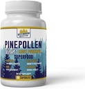 매일 건강 소나무 Pollen 600mg Vegan 글루텐 자유로운 비 GMO 자연적인 Superfood 비타민 무기물 규정식 보충교재 60 캡슐 - 1 달 공급