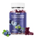 Glucosamine Chondroitin Gummies - 3000MG 여분 힘 합동 지원은 MSM & Elderberry, 융통성, 성인, 남자 & 여자 90 블루 베리 Gummies를 위한 산화 면역성이 있는 면역성이 있는 지원 거미를 보충합니다