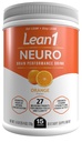 Lean1 신경, 정신 에너지 분말 음료, 오렌지 맛, 15 서빙 욕조 영양53