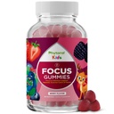 Phytoral Vegan Kids Focus Gummies - 아이들을위한 강력한 킬러블 두뇌 지원 - 농축 및 메모리 강화 - 어린이를위한 Calming 보조 식품 및 초점 Gummies - Non-GMO 및 글루텐 - 무료 - 60 카운트