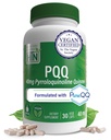건강 스루 영양 PQQ 40mg 30 서빙 Pyrroloquinoline Quinone 으로 PureQ | 미토콘드 생식기 | 인증 비건 | 비 GMO 글루텐 소이 무료 캡슐| 클린 라벨 PQQQQ 관련 상품