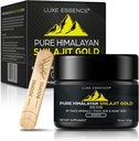 Pure Himalayan Organic Shilajit Resin | 800mg Potency Gold Grade | Fulvic Acid & Trace Minerals | 식물 기반 | 비 GMO | 60g