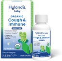 Hyland의 Baby Organic Cough Syrup 및 Immune 지원 Agave, Elderberry 및 Pomegranate, Soothes Cough 및 Immunity, Nighttime, 2 Fl. Oz 지원.