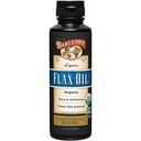 Barlean의 유기 Lignan Flaxseed 기름 액체 보충교재는 찬 압박된 Flax씨, 7,230 mg ALA Omega-3 지방산에서 피부와 머리 배려, Vegan & 글루텐, 8개 oz를 해방합니다
