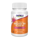 지금 식품 보충제, 비타민 D-3 10,000 IU, 가장 높은 효능, 구조 지원 *, 30 Softgels