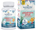 Nordic Naturals Children's DHA, Strawberry - 어린이 용 360 미니 킬레이트 소프트 젤 - EPA 및 DHA 250 mg Omega-3 - 두뇌 개발 및 기능 - Non-GMO - 90 서빙