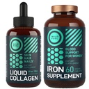 Biotin 여성 건강과 뷰티 뭉치를 가진 Folic 산과 액체 교원질 펩티드를 가진 여자를 위한 WILD FUEL 철 보충교재