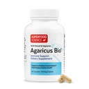 Agaricus Bio 600 mg, 천연 킬러 셀 활동 -USA-Grown Organic Agaricus Blazei Murill Mushroom for Immune Support, Liver & Cellular Health, 높은 베타 글루 칸 보충제, 60 캡