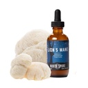 노스 스포어 유기농 사자 Mane Mushroom Tincture (2 oz) | 100 % 과일 바디 추출물 | 초점, 기억, 두뇌 지원 | 인증 유기농, 비건, 비 GMO | Adaptogenic, Nootropic | 미국에서 만든