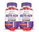 Justified Laboratories (2 팩 Ultra Quick Keto ACV Gummies Extreme 2000MG Ultraquick Keto Gummies Apple Cider Vinegar Pomegranate Beet Juice Powder B12 Vegan Non GMO 120 거미