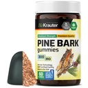 BIO KRAUTER 소나무 껍질 추출물 Gummies - 300 mg 힘 - 60 Vegan Chews - 프랑스 해상 소나무 껍질 추출물 - 산화 방지제 보충교재 - 95% Proanthocyanidins - Pectin 근거한 공식