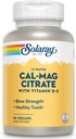 SOLARAY Cal-Mag 시트레이트 w/D 2 1:1 | 90 VegCaps