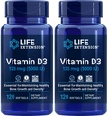 수명 연장 비타민 D3 5000 IU, 120 Softgels (포장 2)