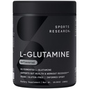 스포츠 리서치® L 글루타민 - 운동 회복, 면역 건강 & Gut 건강 지원 - 봉사 당 5 G - 10.58 Oz