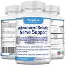 고급 Sciatic Nerve 지원 구호 : 알파 Lipoic Acid Vitamin, Benfotiamine - 12 in 1 Sciatica Supplements - 120 캡슐 - 30-60 공급 - 미국에서 만든