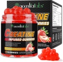 남성 여성 근육 성장을 위한 크레아틴 Monahydrate Gummies, 설탕은 해방합니다 - 힘 & 성과, 대량 보충교재 Creatine - 전 운동 Gummies- 120pcs를 개량하십시오