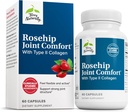 Terry Naturally Rosehip Joint Comfort - 건강한 합동 이동성 & 융통성 지원 보충교재 - 유형 II 교원질을 가진 보충교재 - 합동 구조 & 연골 보충교재 - 60의 캡슐