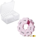 작은 플라스틱 Bead Storage for Jewelry Making and Pill 주최자 귀여운