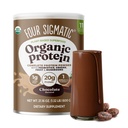 4 Sigmatic Organic Plant-Based Protein Powder Creamy Cacao Protein with Lion’s Mane, Chaga, Cordyceps and More | 뇌 기능 및 면역 지원에 대한 Clean Vegan Protein Elevated | 21.16 oz