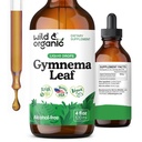 Wild & Organic Gymnema Sylvestre Extract Drops - Sugar-Free Gymnema Sylvestre Supplements - Gurmar Powder 기반 Tincture - Vegan, 알코올 프리 리프 액체 드롭 - 4 fl oz