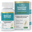 800mg Probiotics & Organic Prebiotics, 8 Key Enzymes, Protease, Amylase & Lipase for Bloating, Gas Relief, Non-GMO | 90 캡슐