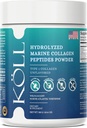 KÖLL Marine Collagen Peptides Powder (300g) 여성 및 남성, 10,000mg Hydrolyzed Supplement, Wild-Caught Sourced, Non-GMO, 0% Preservatives Type 1 for Bone & Skin Health