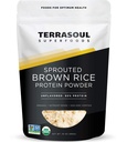Terrasoul Superfoods 유기 Sprouted 브라운 쌀 단백질 분말, 1.5 파운드