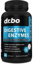 소화 효소 보충교재 식물 - Pancreatic & Proteolytic 최고 소화 Enzyme 보충교재 약 여성 & 남자를 위한 혈류 완화를 위한 원조 - lipase, Amylase, Bromelain, Protease & Cellulase