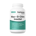 여성을 위한 Fairhaven Health Myo-Inositol과 D-Chiro Inositol 보충교재 | 40:1 비율 | 여성과 호르몬 균형을 위한 여성 불용성 보충교재 | Vegan | 240 Myo & D-Chiro Inositol 캡슐