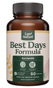 Best Days Formula | 블로팅, 가스 및 불규칙성에 대한 고급 5-in-1 Gut 지원 | Soil-Based Probiotics + Prebiotics, L-Glutamine, 알로에 Vera 및 기타 | 60 캡슐
