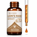 Lions Mane Liquid - 메모리, 초점 및 Clarity 용 Lion 's Mane Tincture - Lions Mane Supplement - Lions Mane - Lion Mane Mushroom Supplement - Nootropics Brain Support Supplement - (1 팩)
