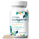 나머지와 Relaxation 지원을 위한 Apigenin 보충교재 - 마그네슘 275mg L-Theanine 100mg GABA 100mg - 98% 매우 높은 순수성을 가진 캡슐 당 50mg Apigenin